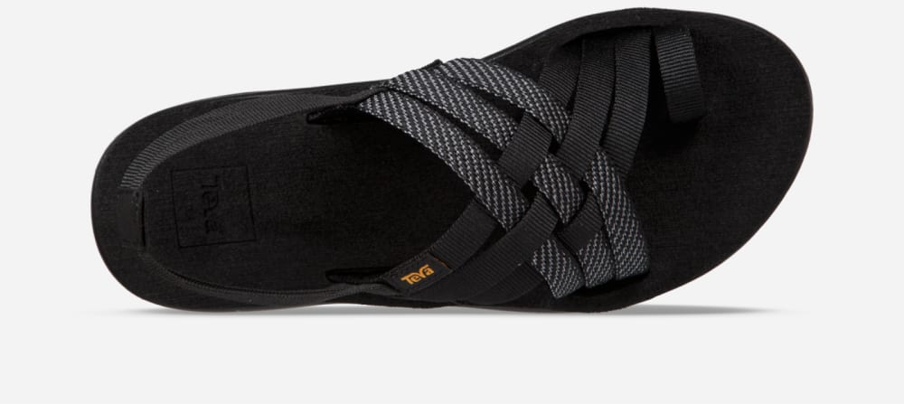 Dámské Sandály Teva Voya Strappy Černé | Czech Republic-6087